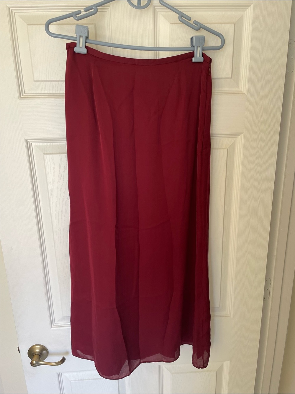 Ann Taylor Wine Maxi Skirt
